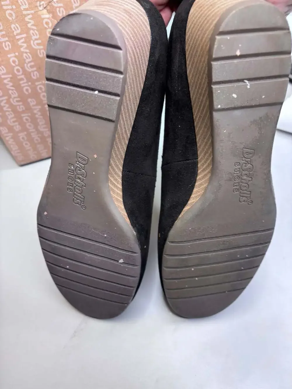 Dr. Scholl's Women's Be Flex Wedge Pump in Black size 9.5